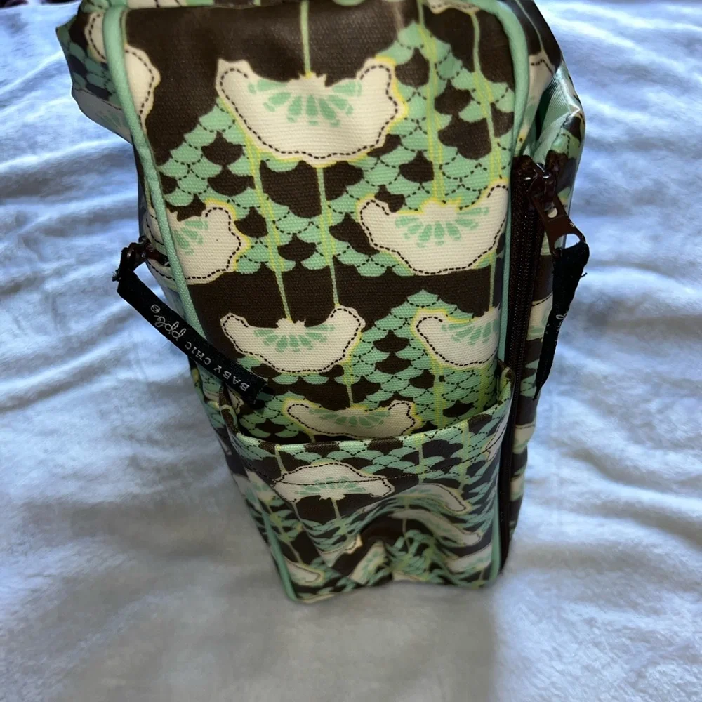 Petunia Pickle Bottom Crossbody Diaper Bag with Built In Changing Pad